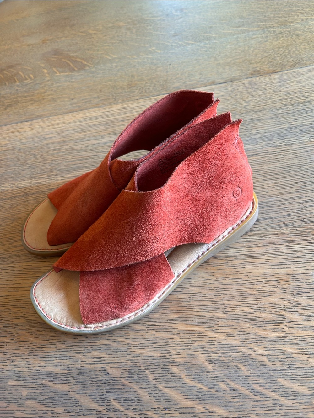 Born Women's Sandals in Rust Red - Picture 3 of 9